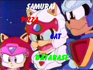 Samurai Pizza Cats Web Database