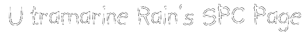 Ultramarine Rain's SPC Web Page
